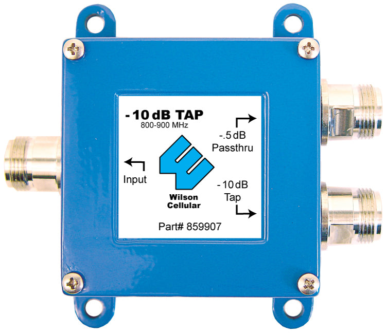 Wilson 859907 Dual-Band -10 dB Tap with N-Female Connectors